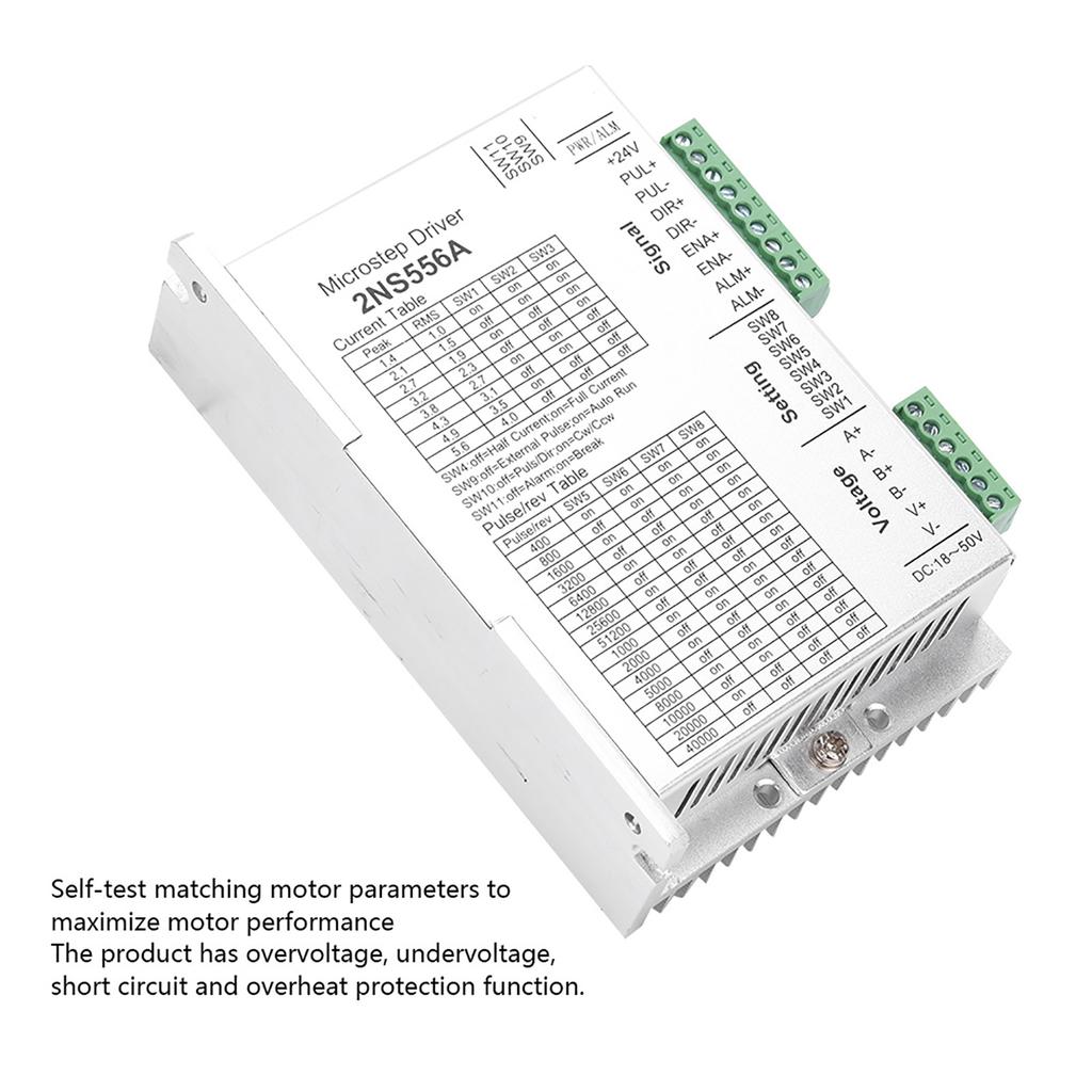 Драйвер шагового двигателя 2 фазы NEMA23 32 бита цифровая обработка сигнала 2NS556A