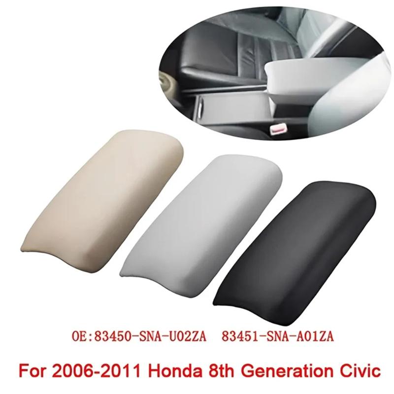 Для Honda Civic 8-го поколения 2006-2011 гг. 83450-Sna-U02Za 83450-Sna-U02Zb Крышка центральной консоли автомобиля из искусственной кожи, чехол подлокотника