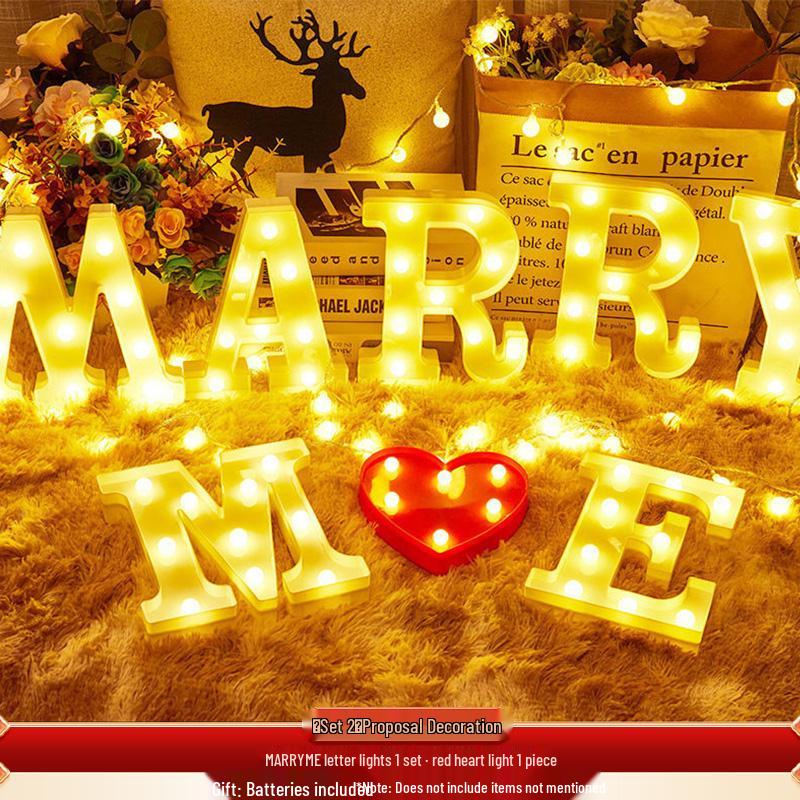 Romantic Indoor Proposal & Celebration Candle Decor Set
