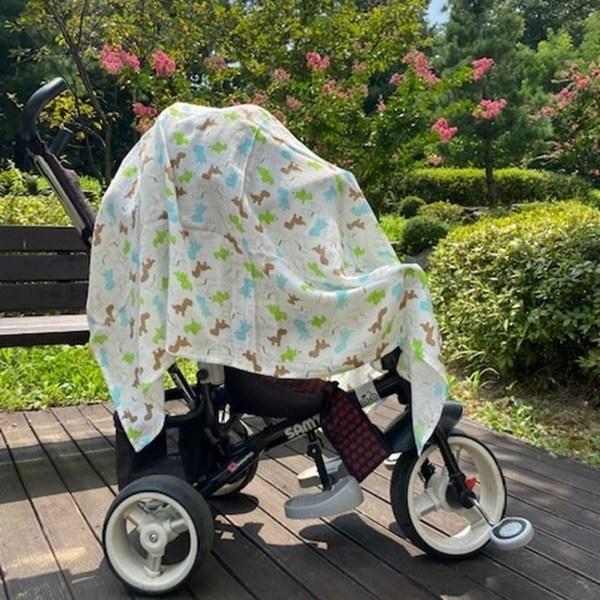 Little Dollfie Newborn Baby Infant Bamboo Cotton Muslin Cotton Inner Swaddle Double Gauze Blanket Bath Towel and Blanket, Korean Baby Products