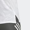 adidas Серия «Спортивный образ жизни» Футболка с круглым вырезом, отводящая влагу, простая, повседневная, с коротким рукавом, женская, белая, DQ3146