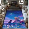 Soft Crystal Velvet Floor Rug,Sailor Moon Anti Slip Decorative Carpet, Plush Area Mat For Indoor Home Decoration