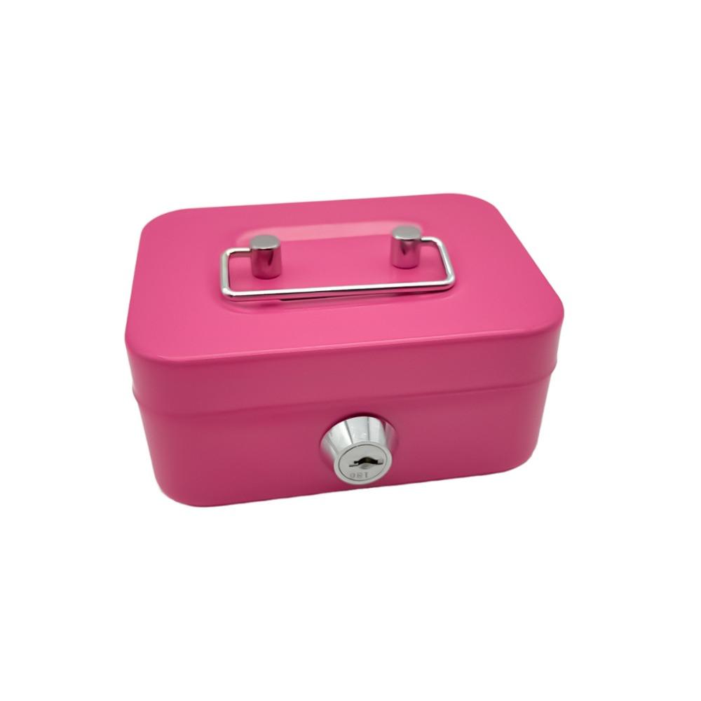 4.53" X 3.35" Key Lock Cash Box Small Money Organizer Home Gadget Cash Storage Box Kids