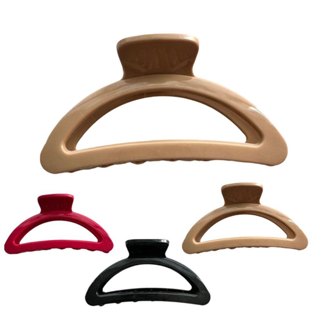 Гибкие защелкивающиеся заколки-крабы для волос, защита от столкновений, нескользящие заколки для хвостика, мягкий силикон, удобный зажим-акула