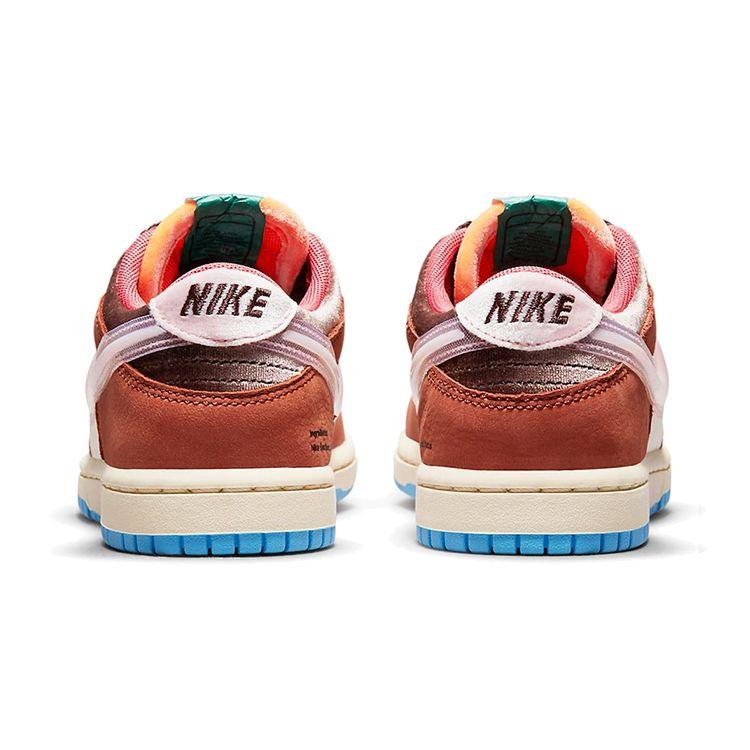 Кроссовки Social Status x Nike Dunk Low PS Chocolate Milk Детские Бежевый Канвас Средне-Розовый DM3349-700