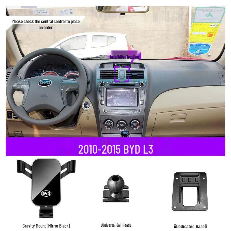 BYD Dolphin Qin Han EV Tang DMI Song Yuan PRO Car Phone Holder E5 Accessories