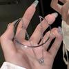 Тонкий роскошный многослойный браслет из медно-никелевого сплава с акцентом на талию - Элегантный и универсальный для девушек
