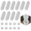 Toilet Seat Bumpers Buffers Set Supplies Toilet Lid