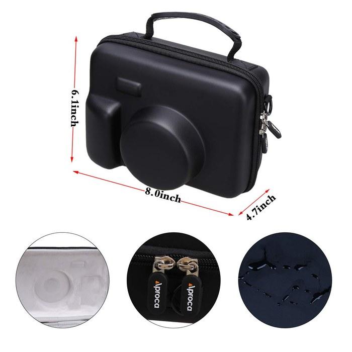 [Aproca] Hard Case Travel Case for Fujifilm Instax Wide 300 Instant Film Camera, Black, Compact