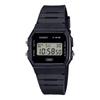Цифровые часы Casio F91W Водонепроницаемые Светодиодная подсветка Секундомер 1/100 сек Черный/Белый Минималистичный дизайн