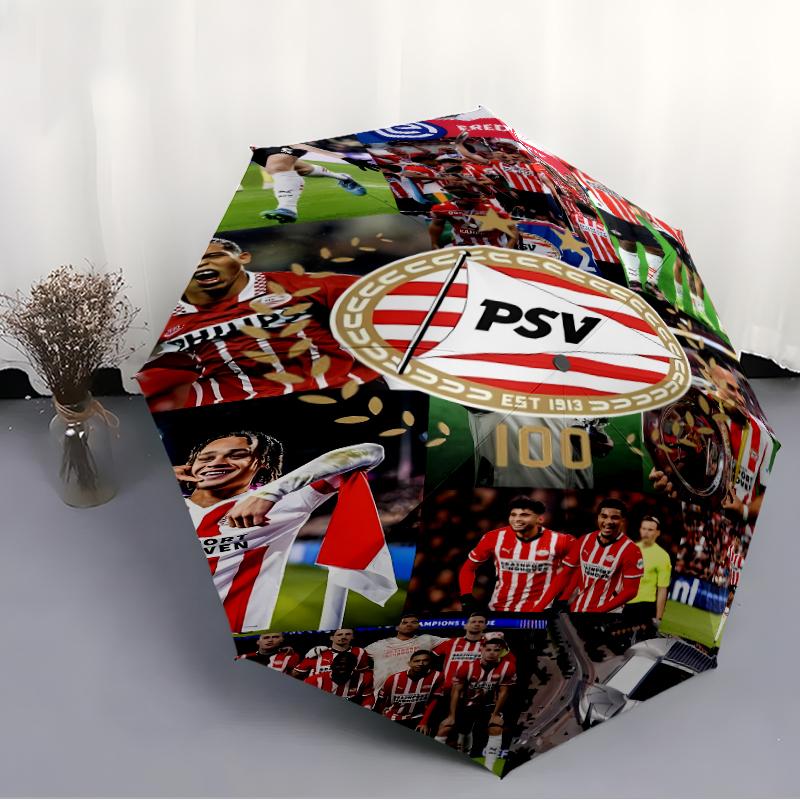 Printed PSV LOGO Folding Umbrella,Outdoor,Leisure,And Travel Umbrella,Durable Umbrella Fabric,Birthday And Holiday Gift