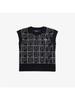 Womens Spellout Merino Wool Knit Vest 102 Afpf2417103 102