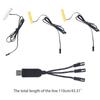 3-в-1 LR6 AA + 2x LR03 AAA Элиминатор батарей USB-источник питания для радио, зубной щетки, пульта дистанционного управления, бритв, светодиодной лампы