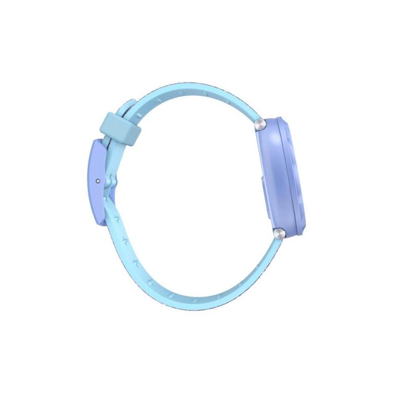 Swatch Кварцевый механизм 30м Водонепроницаемые Детские часы Фиолетовый циферблат Пластиковый корпус Тканевый ремешок Детские часы ZFCSP102