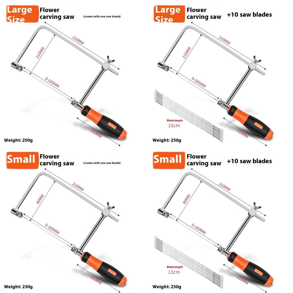 Мини Набор Лобзиков Металлическая Проволока Ручной Инструмент Эргономичный Ручной Набор Лобзиков Простое Управление для Резки Дерева Пластика Пенопласта