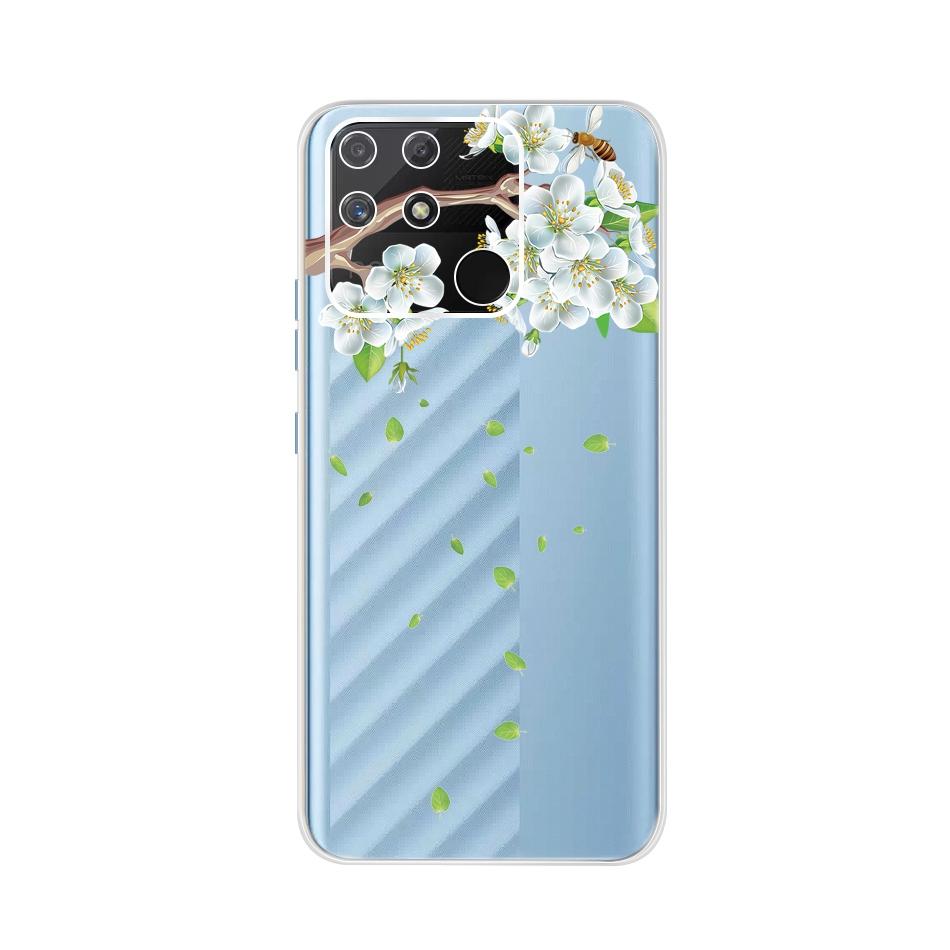 Soft Silicone Case For Raelme Narzo 50A RMX3430 Phone CaseTransparent TPU Cover For Realme Narzo50a 50 A 6.5" Back Cases Bumper