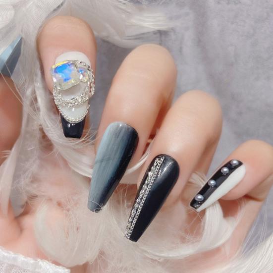 Nail Chain Multi-purpose DIY Glittery 3D Manicure DIY Metal Chain Charms for Girl