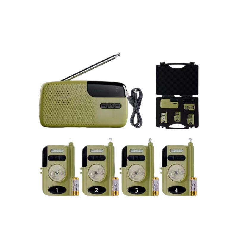 Высокочувствительный беспроводной сигнализатор для морской удочки - Пульт дистанционного управления от одного к четырем