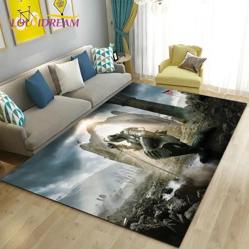 Коврик для игровой зоны Knight Templar Cavalier Crusaders, большой ковер для гостиной, спальни, дивана, коврик для кухни, нескользящий напольный коврик