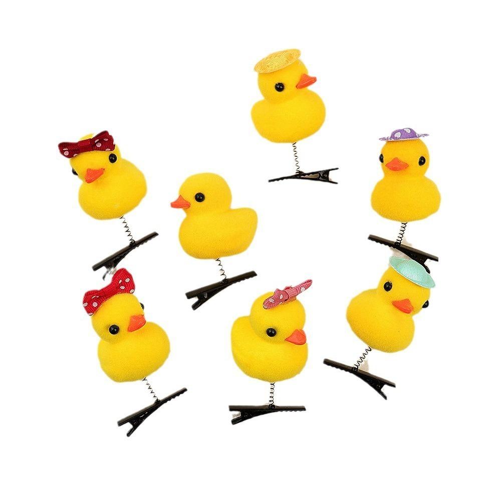 Little Yellow Duck Hair Clip Cartoon 3D Duckbill Clip DIY Spring Hair Clip Children Headwear