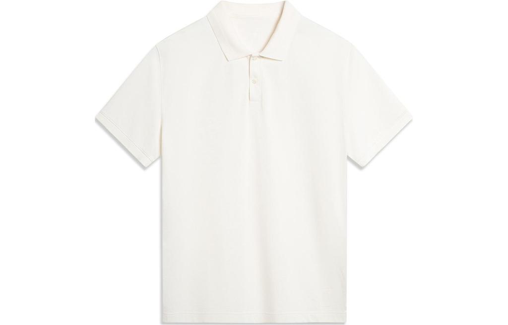 Men's Shirt Li-Ning Li Ning Sports Life Collection Polo Shirt Men's Creamy