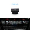 Dashboard AC Button Air Conditioning Venlitation Temperature Control Cap Repair Kit For BMW X3 F25 2014-2017 X4 F26 2013-2018