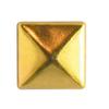 Square Iron-on Stud 6/8/10mm Gold 66 Pieces