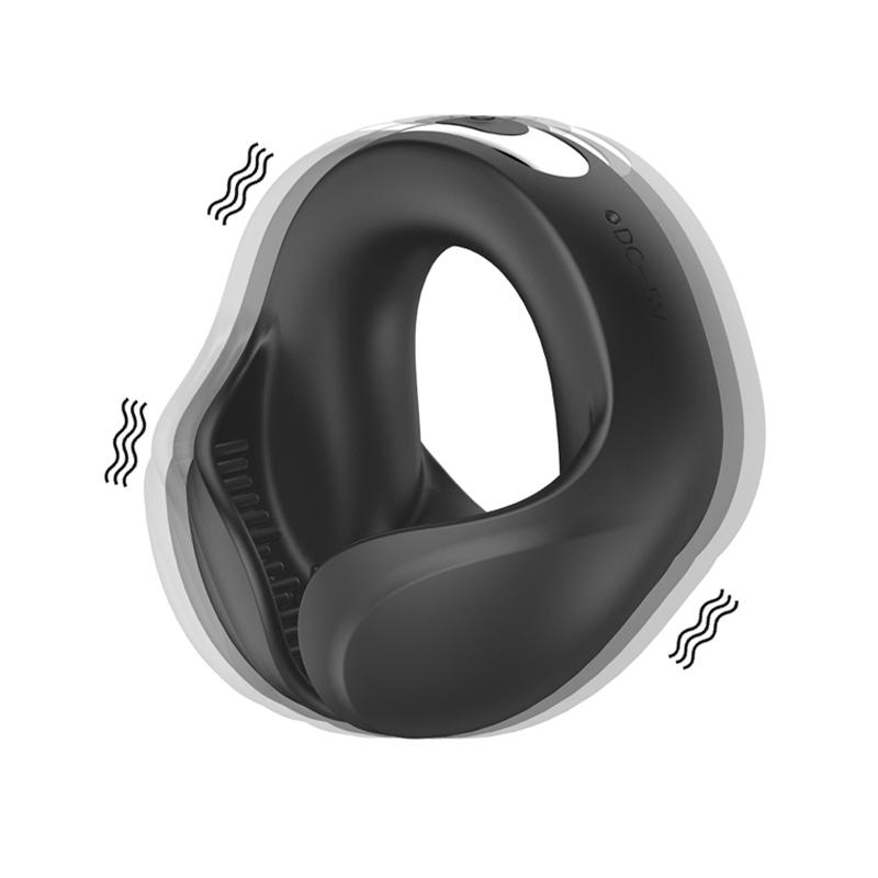 Вибрирующее кольцо на член, сексуальные игрушки для мужчин, пара, задержка эякуляции, целомудрие, массажер для яичек, кольцо для пениса, игрушки для взрослых