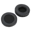 75MM Headphone Universal Ear Cushions Replacement Headset Foam Ear Pads Covers Black