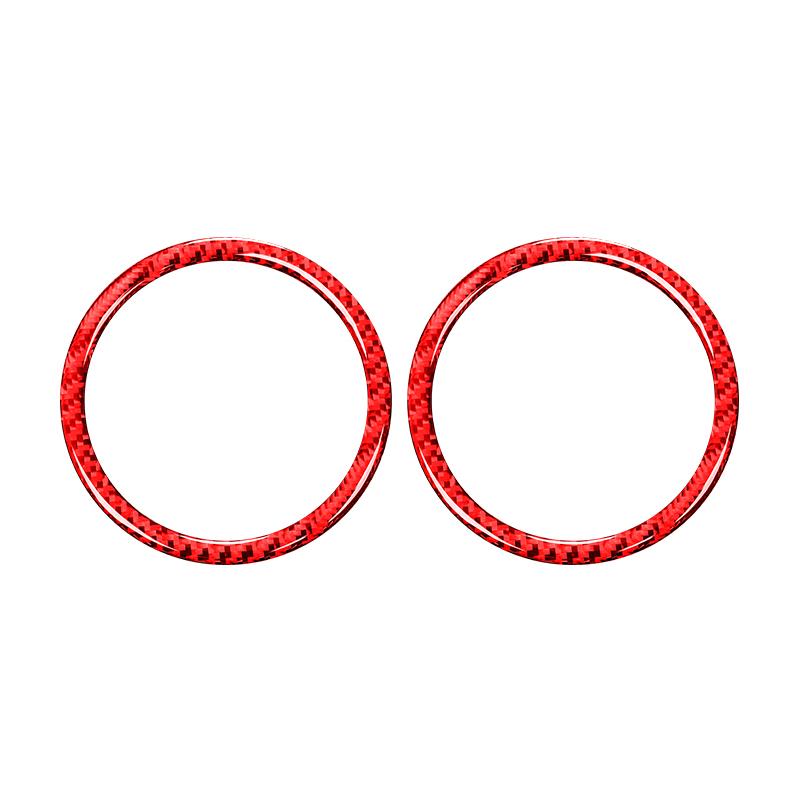 Для BMW 3 серии E90 2005-2012 автомобильные аксессуары из углеродного волокна для интерьера автомобиля, дверной рожок, украшение, кольцо, накладка, наклейки