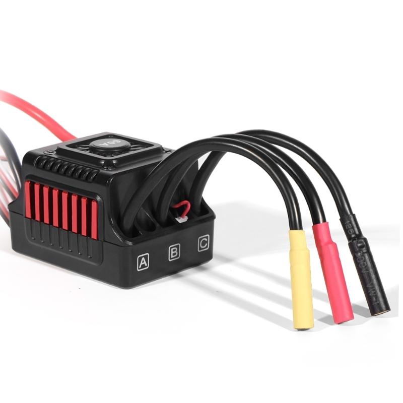 WSDT-60A Sensorless ESC Brushless Waterproof 60A for 1/10 For Various Brushless Servos Multiple Protections