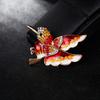 Fashion Bird Rhinestone Alloy Women's Brooch Pin Dress Sweater Clothes Ornament