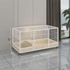 Solid Wood Multi-Layer Cat House Cage with Large Space for Breeding