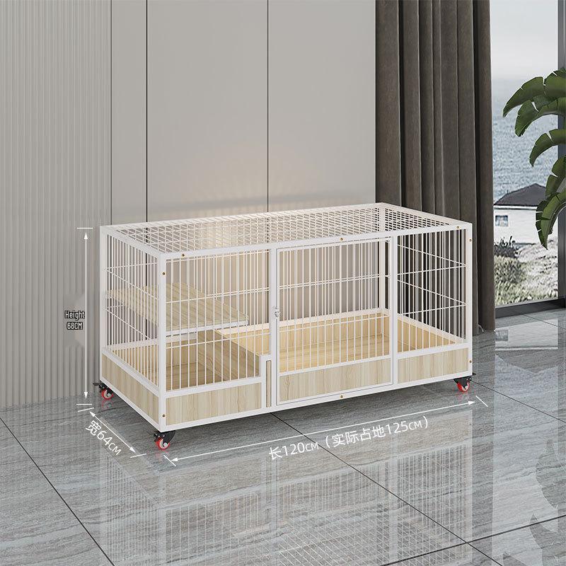Solid Wood Multi-Layer Cat House Cage with Large Space for Breeding
