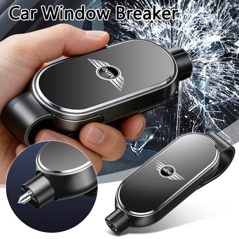 BBIW3 Car Safety Hammer Seat Belt Cutter Escape Tool Window Glass Breaker For BMW Mini Cooper R50 R53 R55 R56 R60 R61 F54 F55 F56
