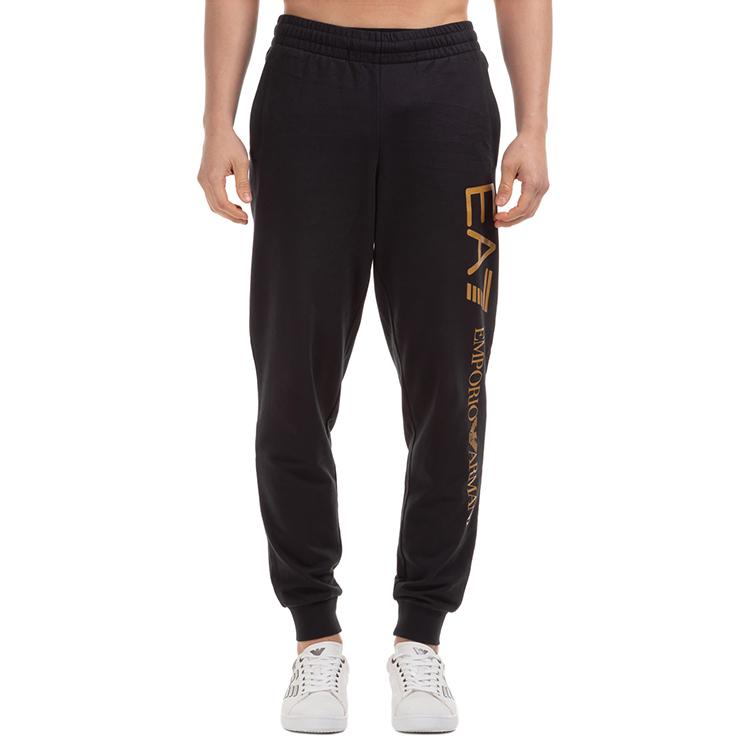 EMPORIO ARMANI EA7 Knitted Sweatpants Men's Black 8NPPC1-PJ05Z-1203