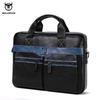 Men's Bag Genuine Leather Men Briefcase for Laptop Messenger Men's Leather Bag Business Portfolio for Document A4