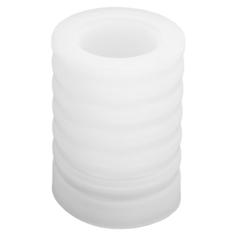 Clay Molds White Resin Mold Reusable Round Cylinder Pen Holder Mold Durable Hexagonal Pattern Mold Storage Box