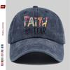 pc FAITH FEAR Letter Print Baseball Cap Lightweight And Breathable Suitable for Spring Summer Design Sun Hat Travel Party