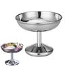 Чашки для мороженого из нержавеющей стали, салатница, десертная тарелка для фруктов, посуда, барная вечеринка, металлические винные бокалы, кухонные инструменты