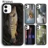Krajews рыболовные снасти чехол для телефона с рисунком рыбы для iPhone 14 5S 6S 7 8 plus X XR XS 11 12 13 pro max Samsung S21 S22 ultra