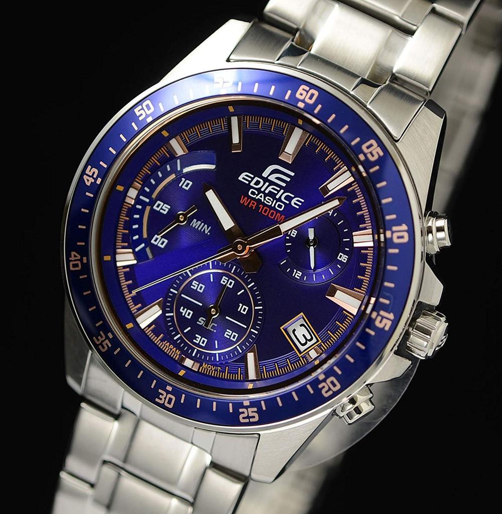 Casio Edifice EFV-540D-2AVUDF Men's Watch, 100m Water Resistant, Chronograph [Parallel Import]