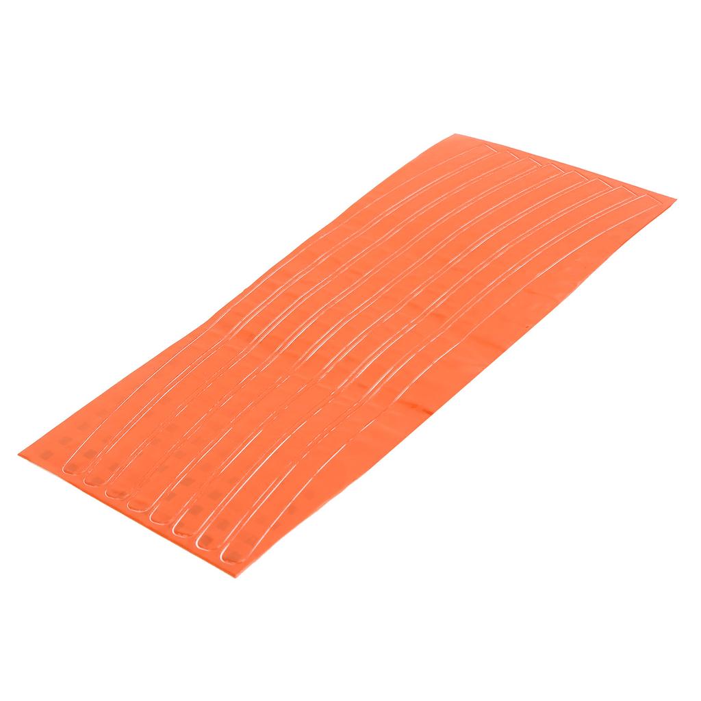 Bicycle Wheel Rims Reflective Stickers Night Riding Safety Stickers Decoration TapeOrange