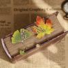 Apricot Leaf Metal Ruler Bookmarks Maple Leaf Pagination Mark Book Marking  Reading Accessory
