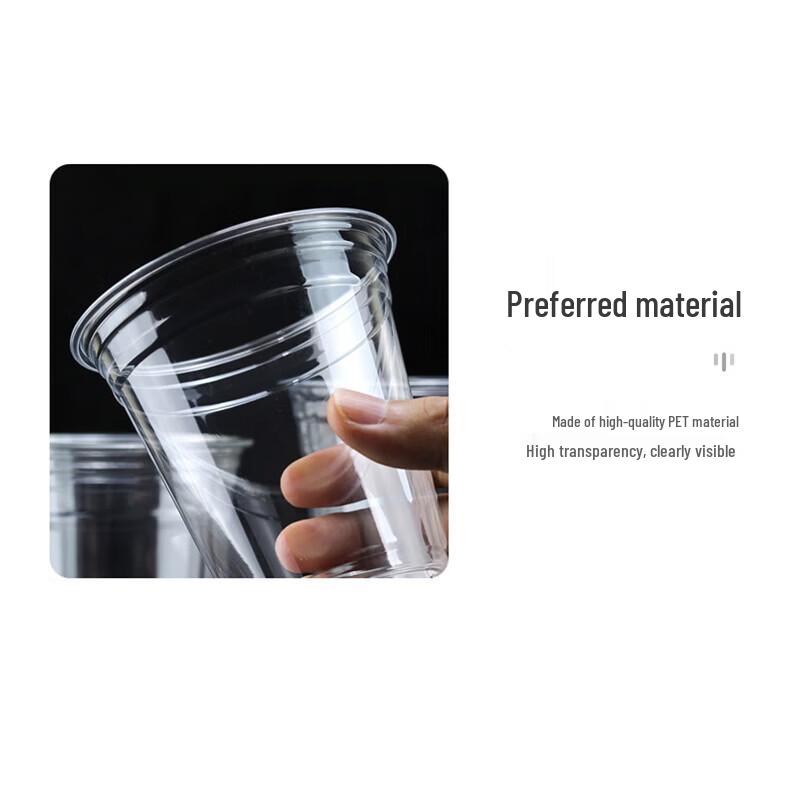 Fan Shun Disposable Plastic Cups with Lids