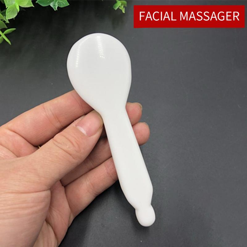 White Gua Sha Scraper Massage For Face Roller Set Gouache Scraper Gua Sha Board Acupuncture Massage Face Lifting Guasha Stone