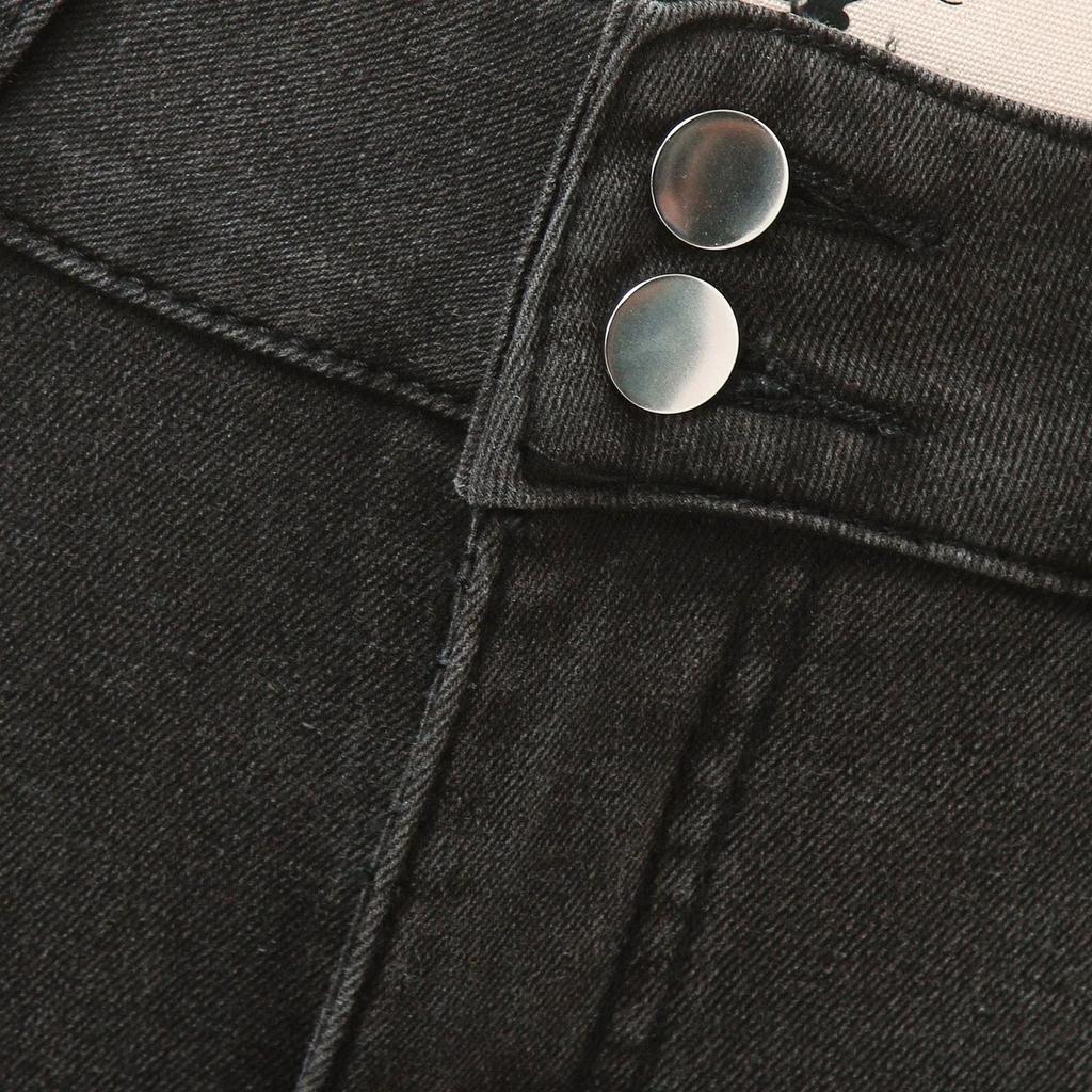 Расклешенные джинсы с высокой талией для женщин, новые, большие размеры, повседневные, маленькие, свободные, прямые, широкие брюки-подковы