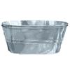 2Pcs 15L Ice Bucket Metal Ice Tub Beer Beverage Large Capacity Drink Cooler Storage Bucket