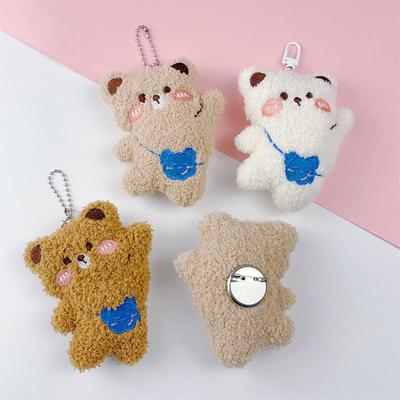 Плюшевый медведь брошь-подвеска для сумки, шарфа, одежды - милый мультяшный дизайн