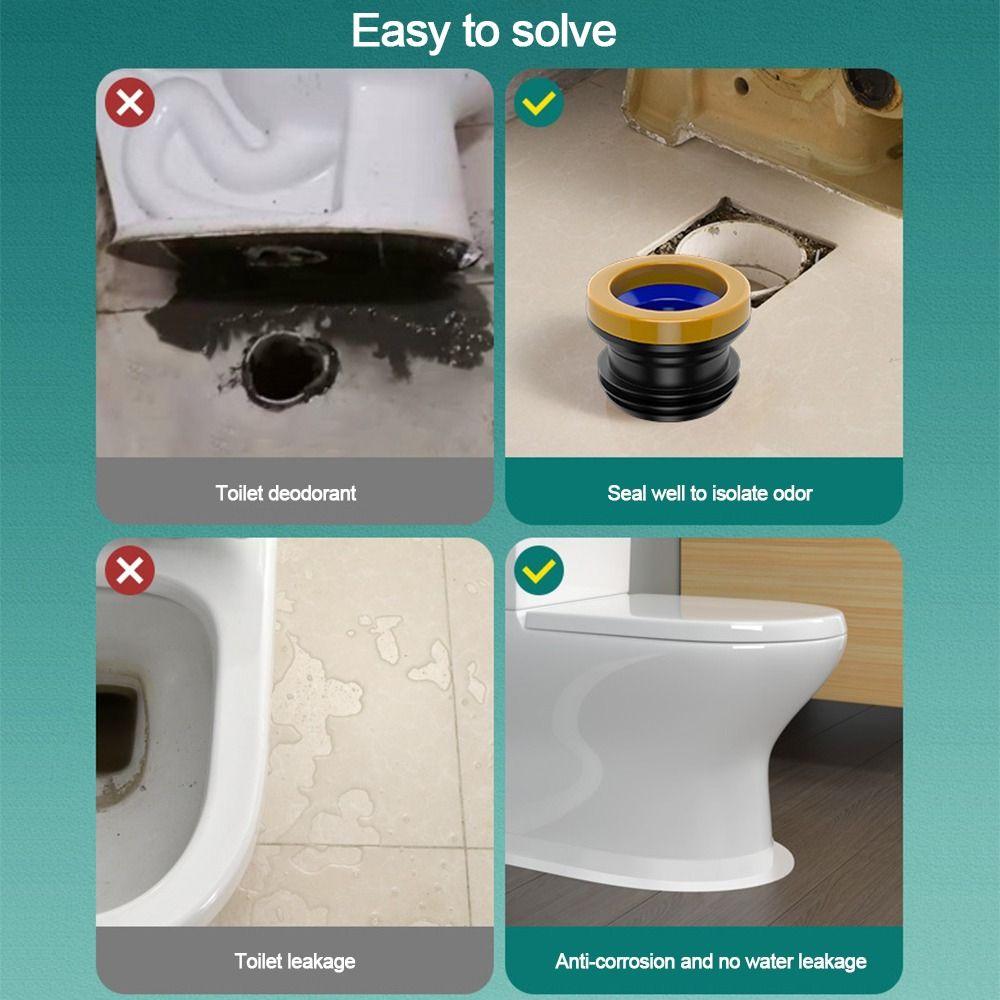 Устойчивый к запахам фланец унитаза Болты для фланца унитаза Ремонтный комплект для герметизации унитаза